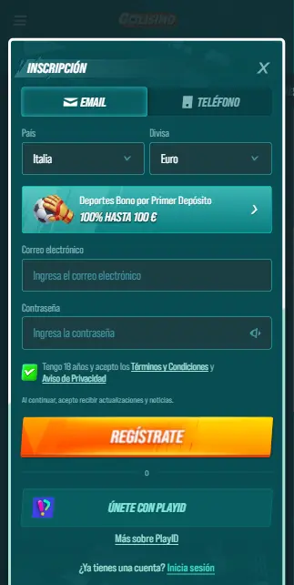Golisimo Casino en versión móvil con interfaz responsive