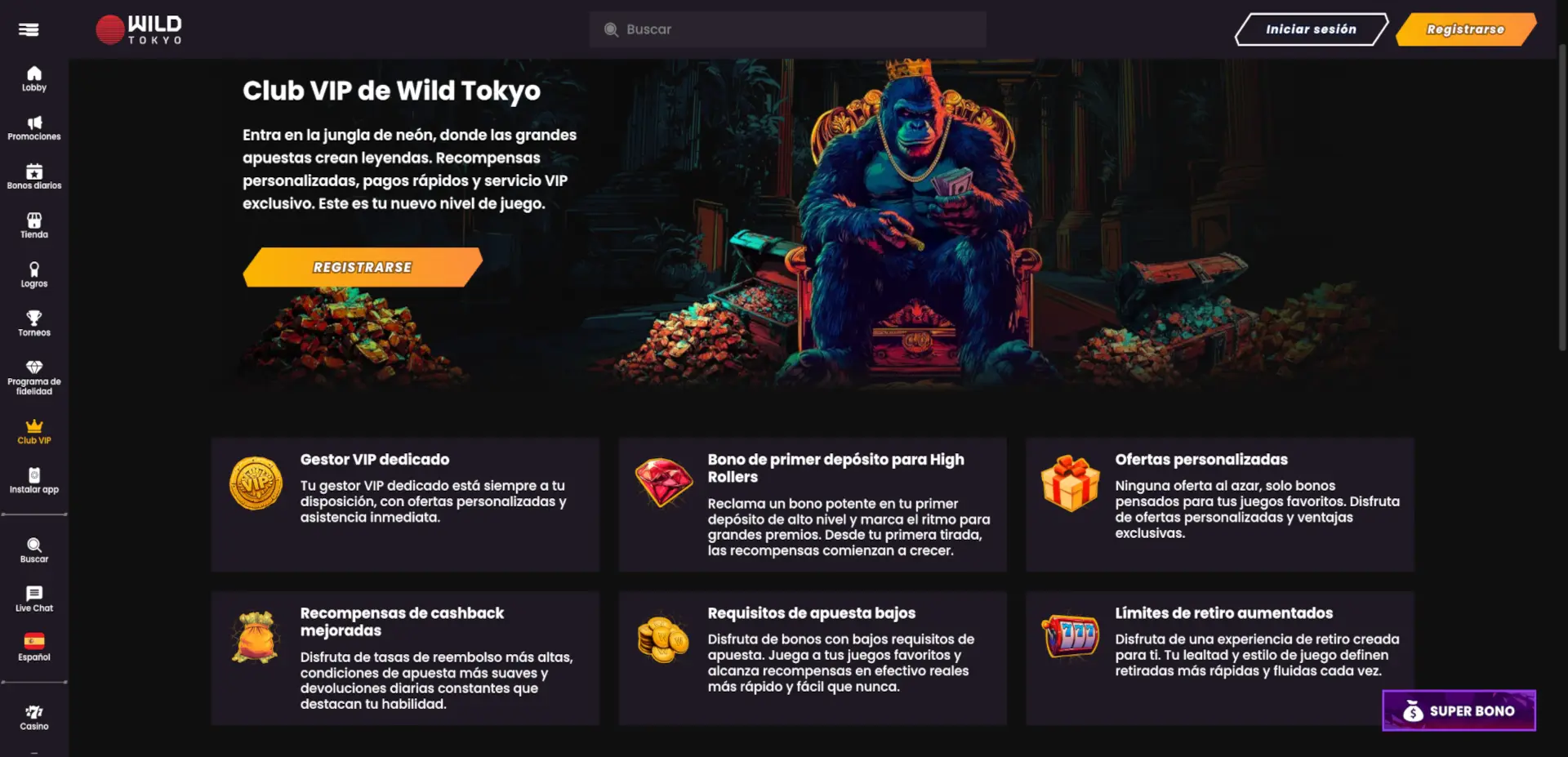 Programa VIP Wild Tokyo